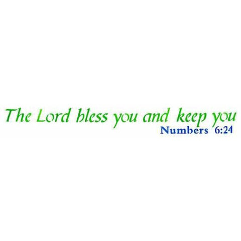 The Lord Bless You and Keep You Stencil