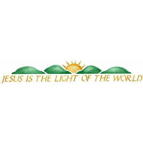 Jesus is the Light of the World Stencil