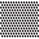Ascot Houndstooth Stencil Cut-outs Shown in Black