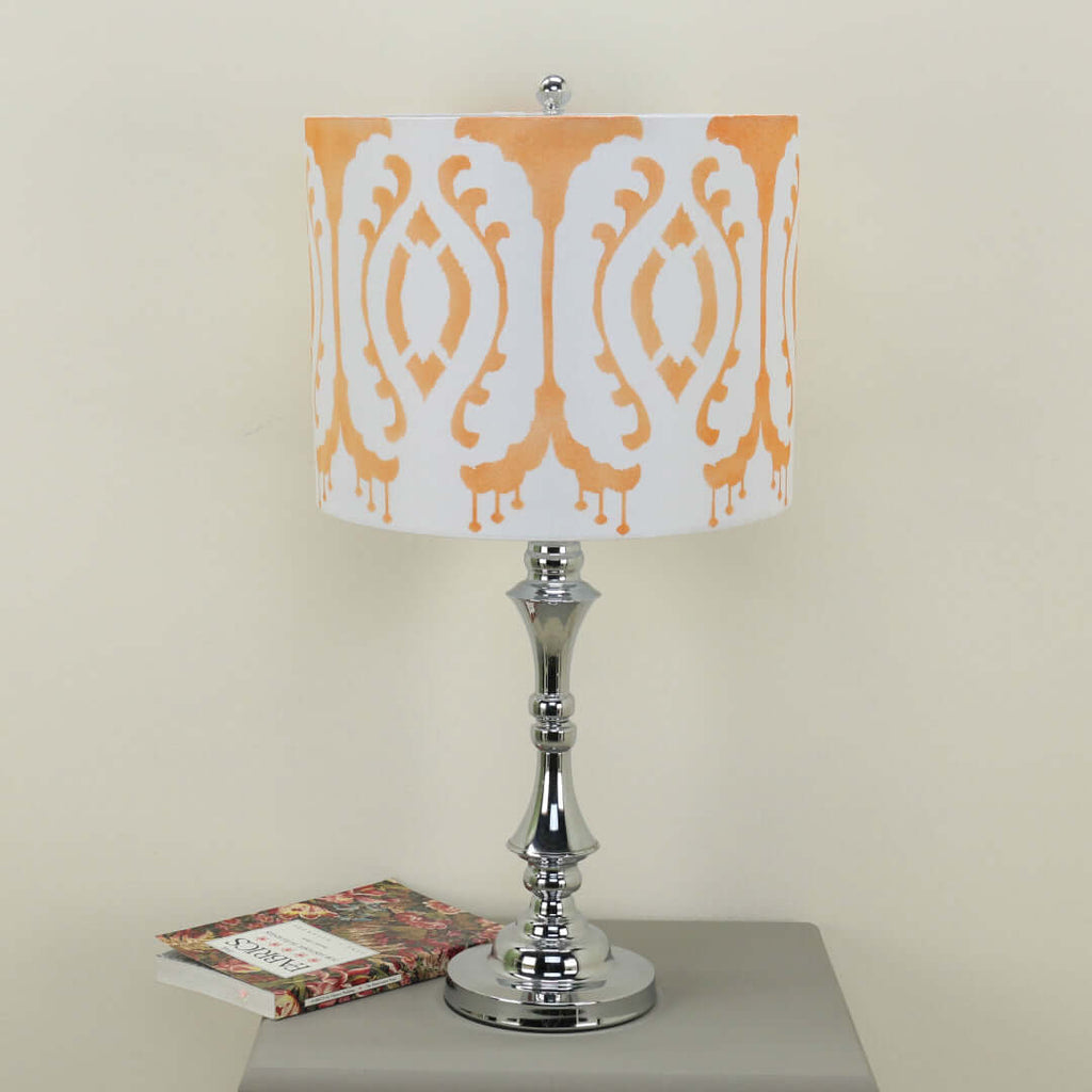 How to Stencil a Lampshade