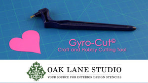 How to Cut Circles and Curves | Gyro-Cut Craft and Hobby Cutting Tool | Oak Lane Studio