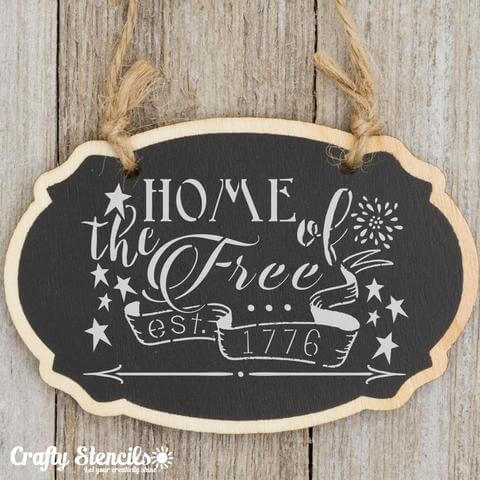 4th of July Stencils Collection from Oak Lane Studio. Stencil your next project!
