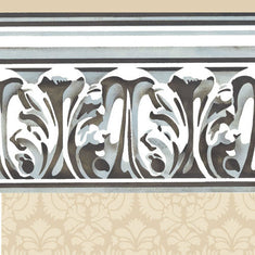 Detailed Molding Wall Stencil