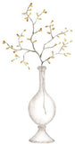 Branch in a Vase Wall Stencil