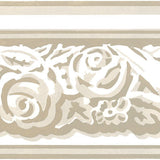 Carved Rose Molding Wall Stencil