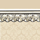 Egg and Leaf Molding Wall Stencil