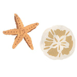 Starfish and Sand Dollar Wall Stencil
