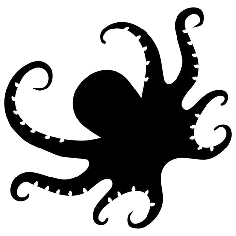 Contemporary Octopus Stencil (10 mil plastic)