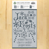 Jack Frost Craft and Wall Stencil in Packaging 
