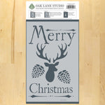 Woodland Christmas Craft Decor and Wall Stencil in package