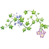 Blossom and Ivy Wall Stencil Border