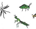 Bugs Wall Stencil
