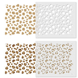 Leopard Skin Wall and Craft Stencil - Repeat