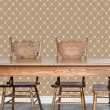 Bee Wallpaper Wall Stencil - Dining Room