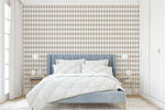 Large Harlequin Wall Stencil - Room Setting