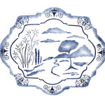 Oriental Platter Wall Stencil