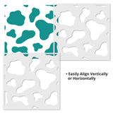 Cow Spots or Camouflage Wallpaper Wall Stencil - Repeat