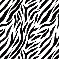 Zebra Skin Wall Stencil