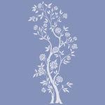 Chinoiserie Rose Tree Wall Stencil