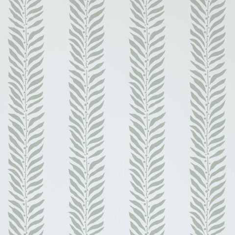 Leaves and Berries Stripe All Over Wall Stencil