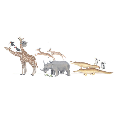 Noah's Animals Wall Stencil by DeeSigns