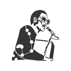 Elton Icons Collection Stencil by Bill Burns