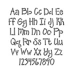 Whimsical Font Alphabet Stencil Set