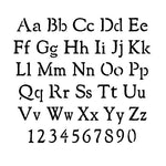 Rustic Alphabet Stencils
