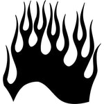 Volcanic Flame Stencil