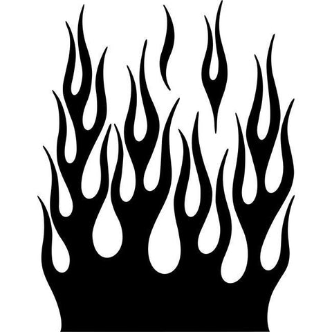 Inferno Flame Stencil