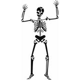 Halloween Wall Stencils Dancing Skeleton