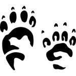 Porcupine Animal Tracks Stencil