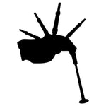 Musical Instruments Wall Stencil