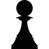 Chess Wall Stencils Pawn