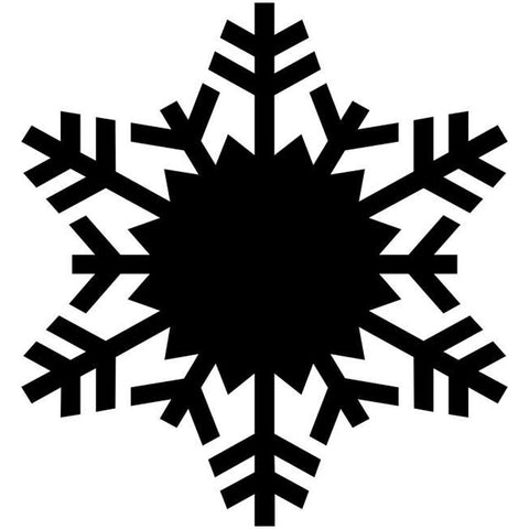 Fern Snowflake Craft Stencil