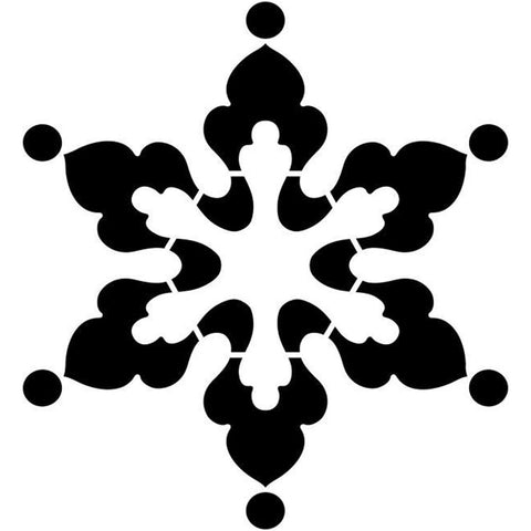 Stellar Snowflake Craft Stencil
