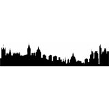 London City Skyline Wall Stencils