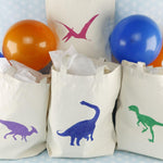Brachiosaurus Dinosaur Stencil On Gift Bags