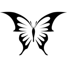 Gem Butterfly Stencil