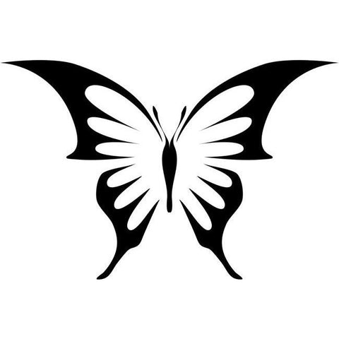Gem Butterfly Stencil