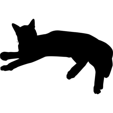 Lounging Cat Stencil
