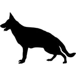 German Shepherd Dog Stencil