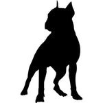 Boston Terrier Dog Stencil