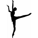 Ballet Dancer Wall Stencil
