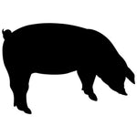 Pig Wall Stencils eating
