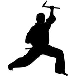 Kama Karate Stencil