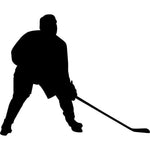 Defensemen Hockey Stencil
