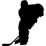 Crossover Hockey Stencil