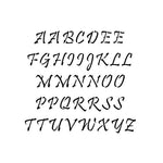 Pristina Uppercase Alphabet Stencils