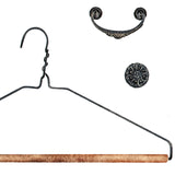 Faux Pulls, Hooks and Clothes Hanger Wall Stencil by DeeSigns